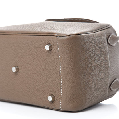 Hermes Taurillon Clemence Lindy 26 Etoupe 7 of 11