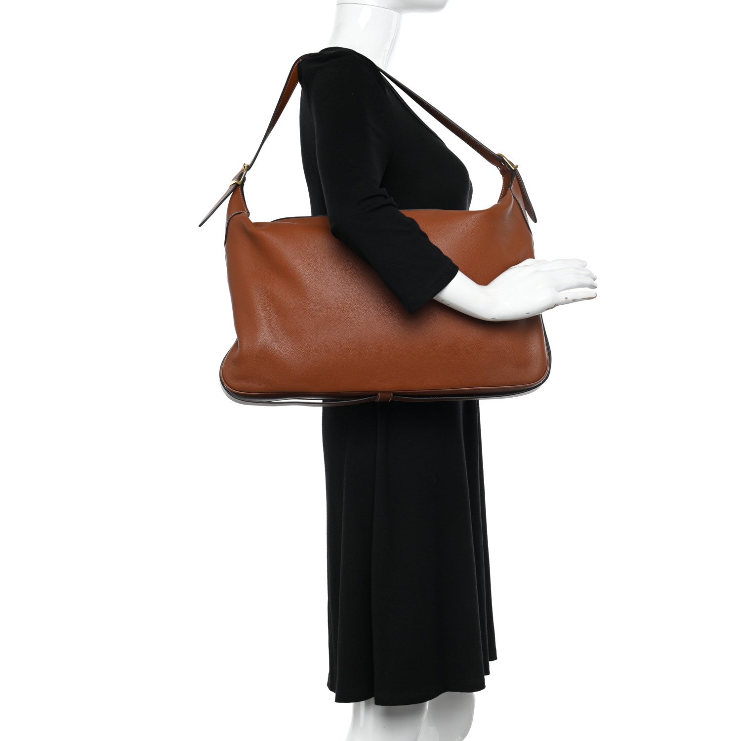 Celine Supple Calfskin Large Romy Shoulder Bag Tan 2 of 10
