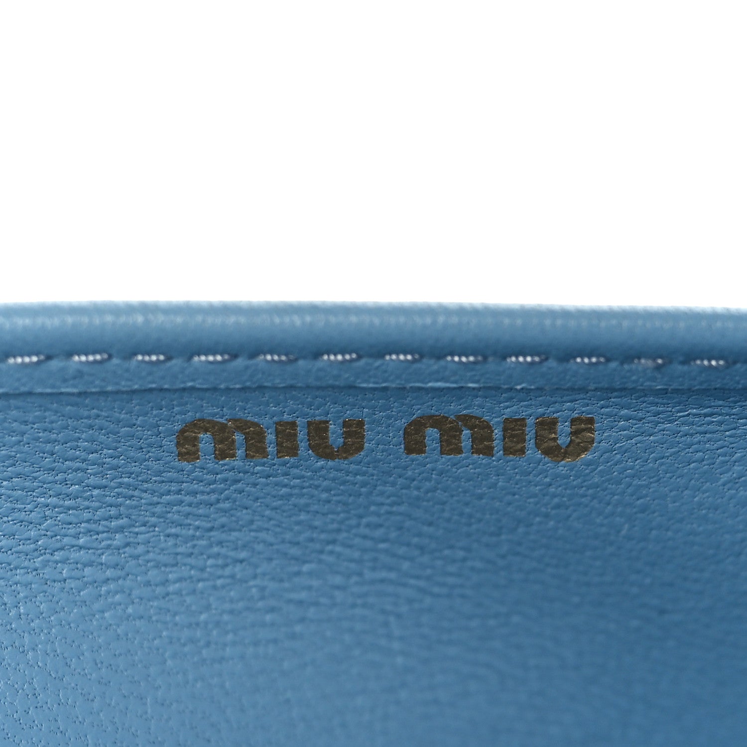 Miu Miu Nappa Matelasse Chain Crossbody Bag Astrale 5 of 7