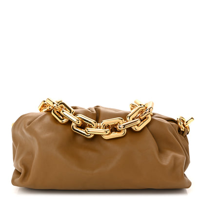 Bottega Veneta Calfskin The Pouch Chain Moutarde Moutarde 1 of 10