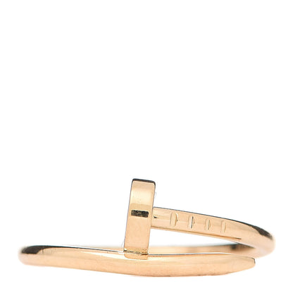 Cartier 18K Yellow Gold Small Juste Un Clou Ring 53 6.25 1 of 6