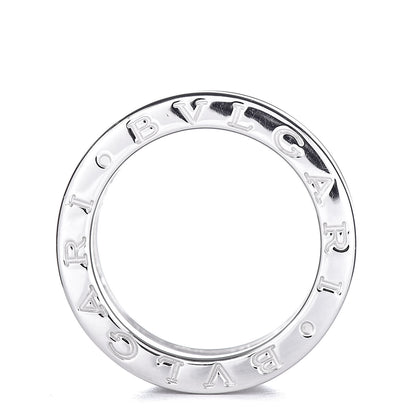 Bulgari 18K White Gold B.Zero1 4 Band Ring 50 5.25 5 of 5