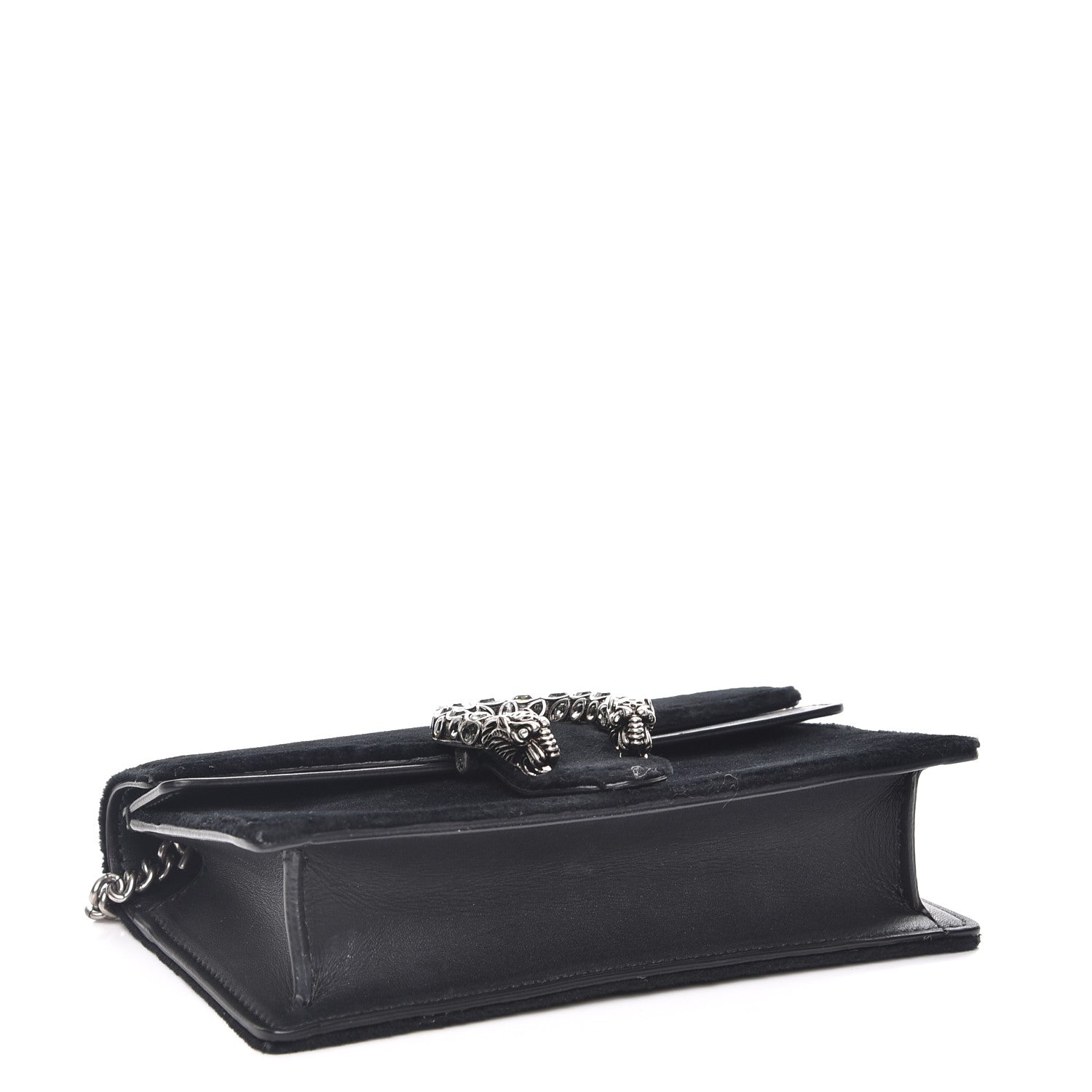 Gucci Velvet Super Mini Dionysus Shoulder Bag Black 5 of 11