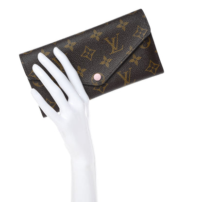 Louis Vuitton Monogram Josephine Wallet Rose Ballerine 2 of 11