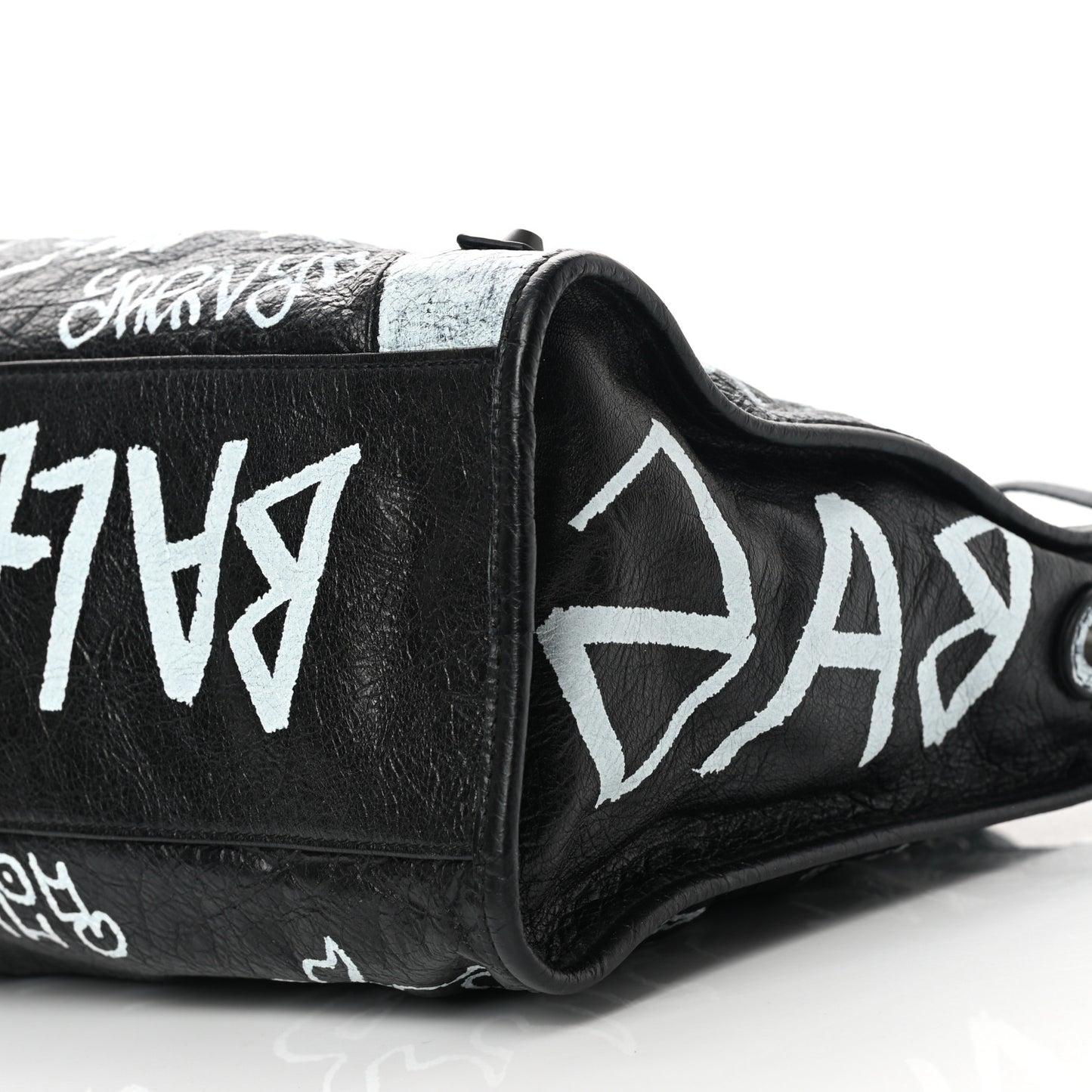 Agneau Arena Graffiti All Over Classic Hardware City Black White