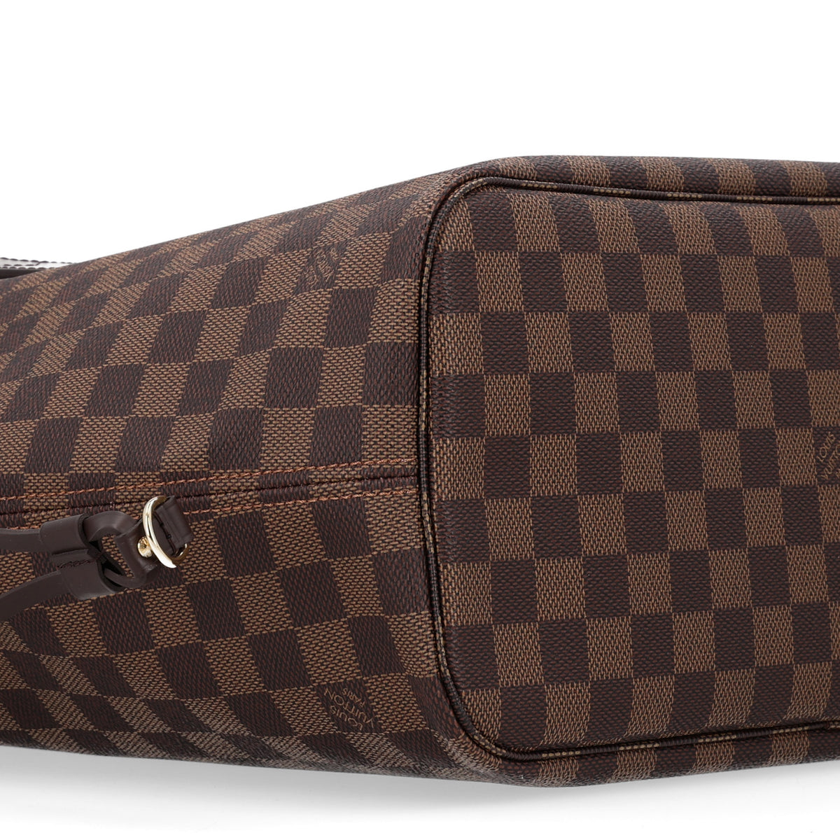 Louis Vuitton Damier Ebene Neo Neverfull MM Rose Ballerine 8 of 9