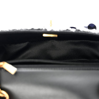 Chanel Sequin Mini Rectangular Flap Black 4 of 10