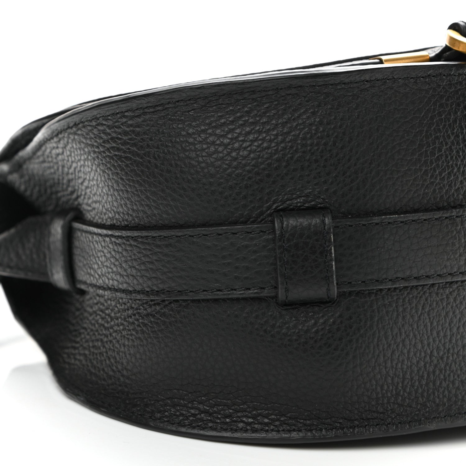 Chloe Calfskin Mini Marcie Round Crossbody Bag Black 10 of 11