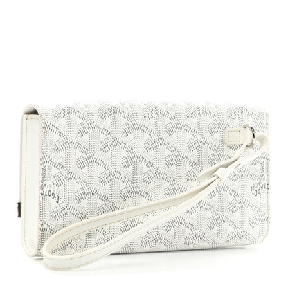 Goyard Goyardine Monte Carlo Bois Clutch White 4 of 8