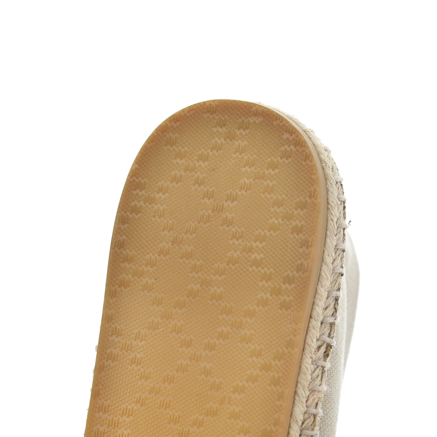 Calfskin Canvas Espadrilles 37.5 Greggio Petunia