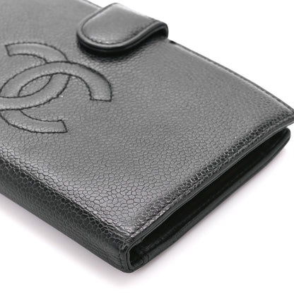 Chanel Caviar Timeless CC Zipped Pocket Wallet Black 14 of 14