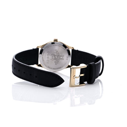 Gucci Stainless Steel Calfskin Mother of Pearl 29mm G-Timeless Charm Quartz Watch 5 of 9