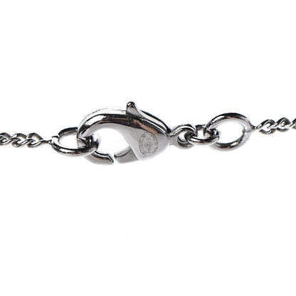 Chanel Baguette Crystal CC Necklace Silver 4 of 6