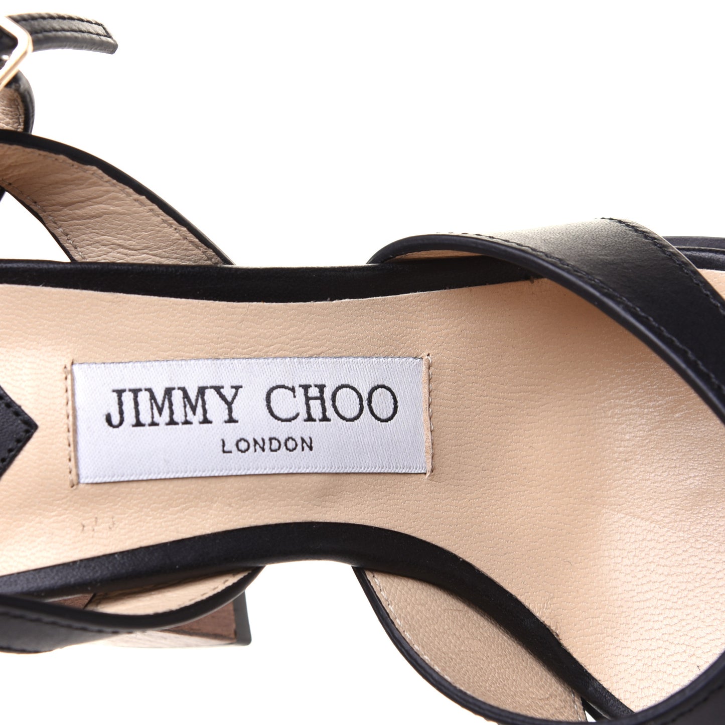 Calfskin Sandals 36 Black