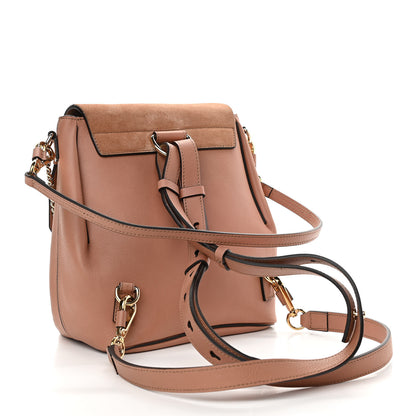Chloe Suede Calfskin Small Faye Backpack Nougat 2 of 10