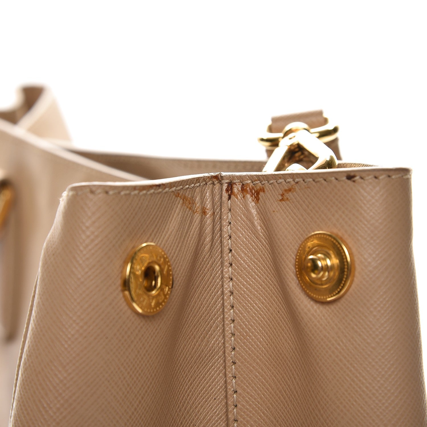 Prada Saffiano Lux Large Tote Sabbia 10 of 20