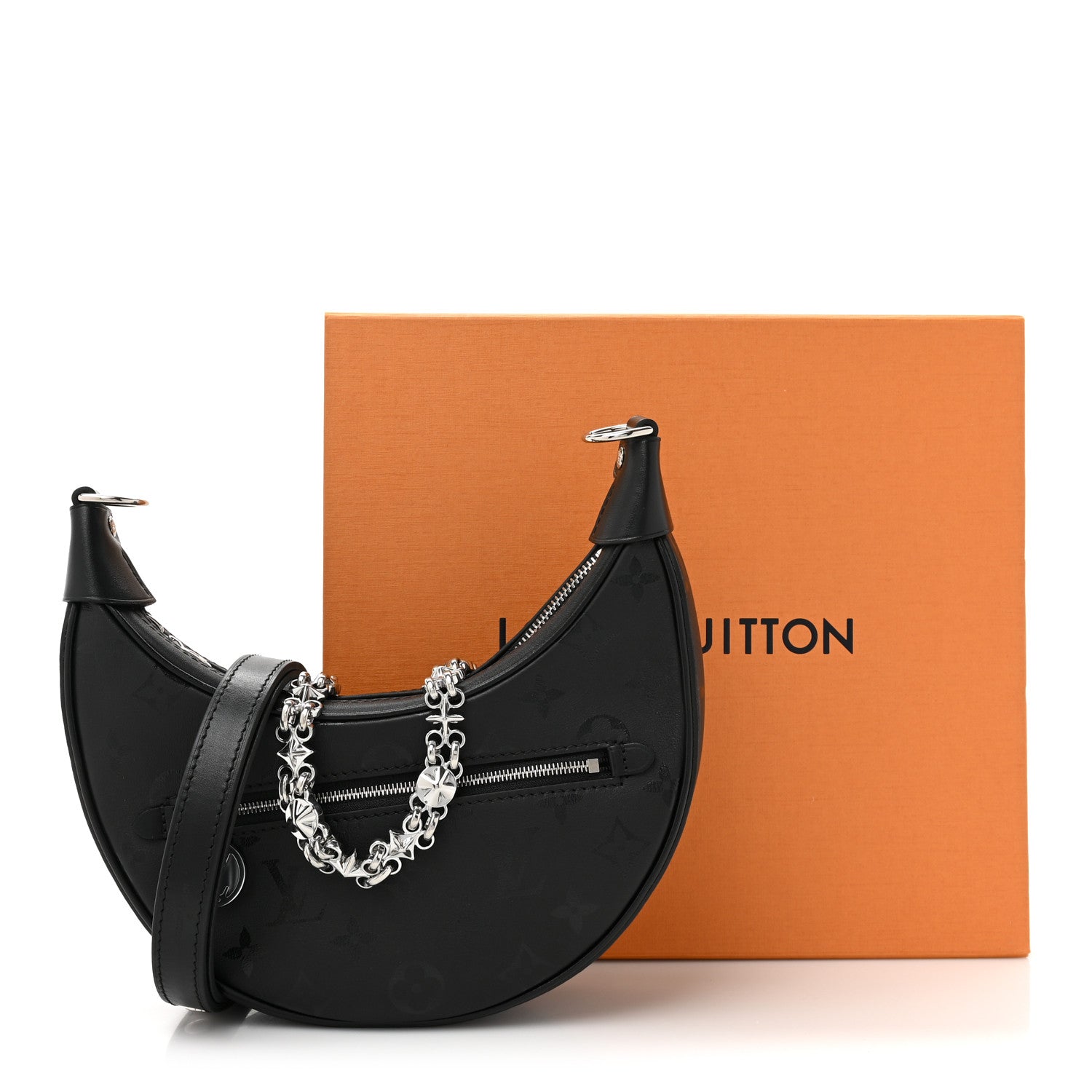 Louis Vuitton Calfskin Monogram Loop H27 Black 10 of 10