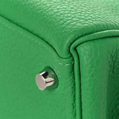 Hermes Togo Shiny Niloticus Crocodile Kelly Retourne Touch 28 Bambou 12 of 12