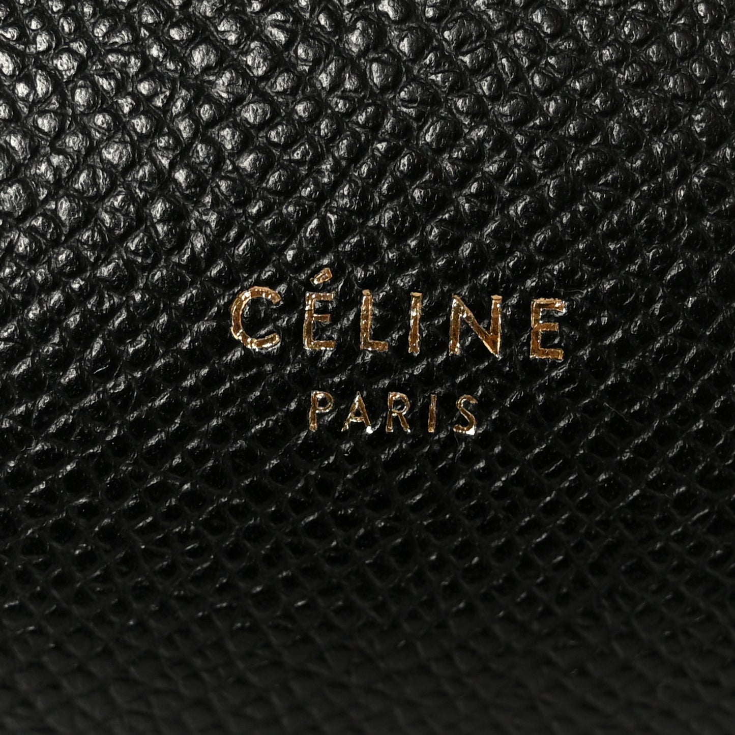 Grained Calfskin Micro Belt Bag Black