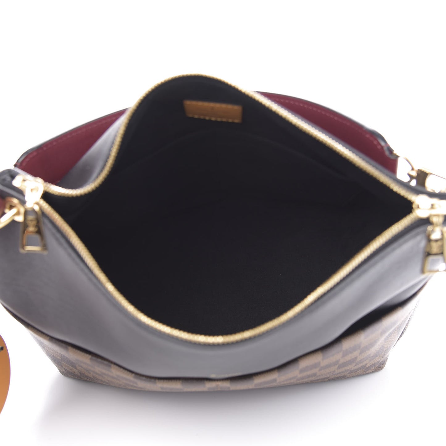 Damier Ebene Calfskin Maida Black