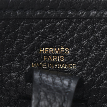Hermes Taurillon Clemence Evelyne TPM Black 6 of 11