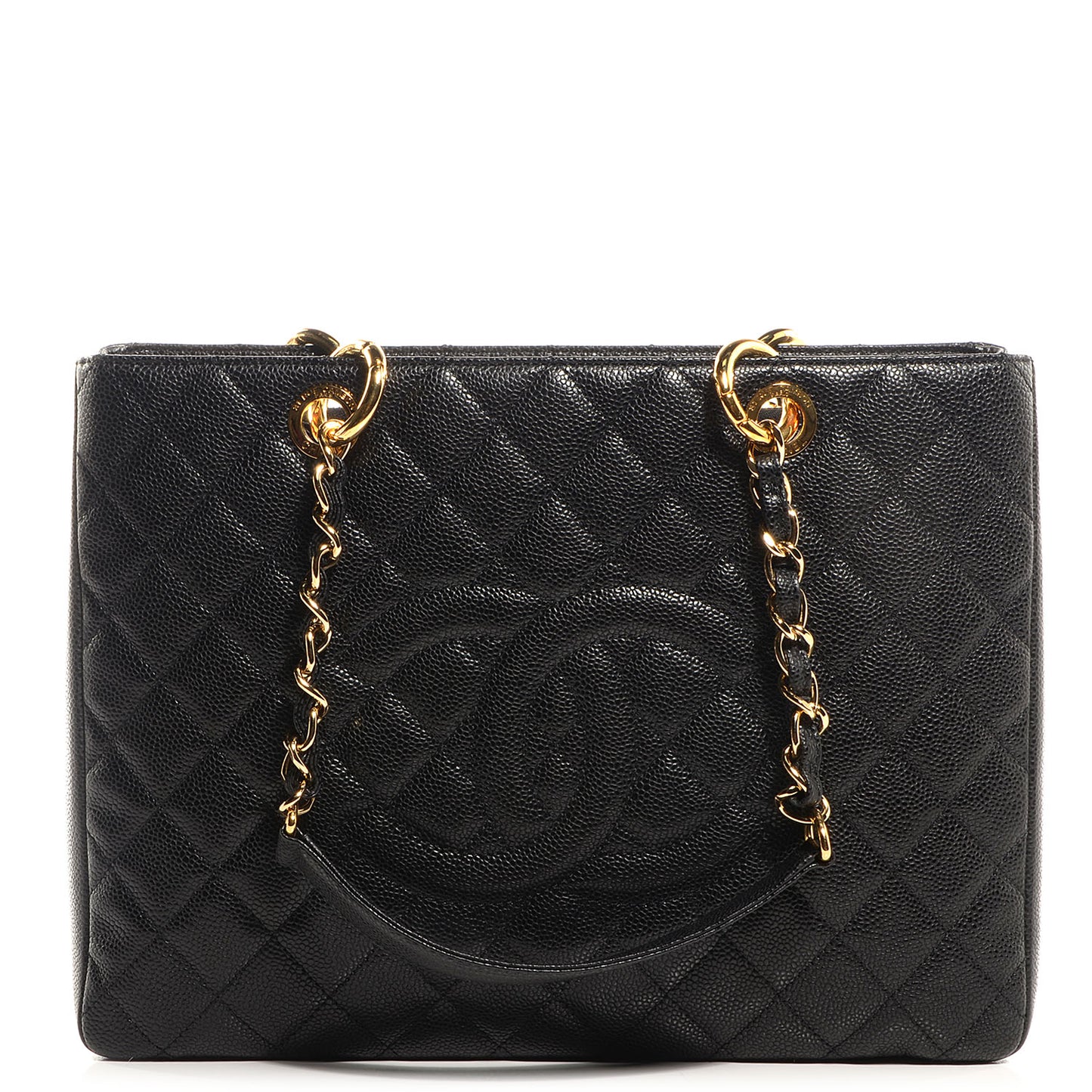 Caviar Grand Shopping Tote GST Black
