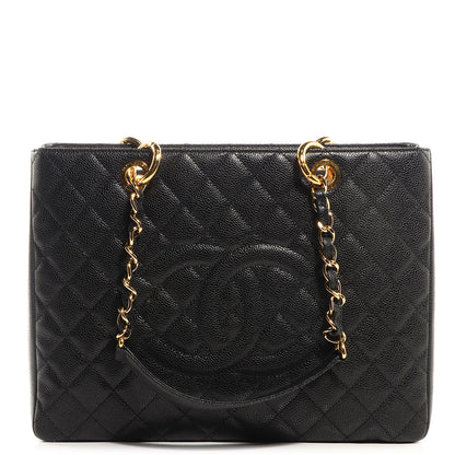 Chanel Caviar Grand Shopping Tote GST Black 1 of 7