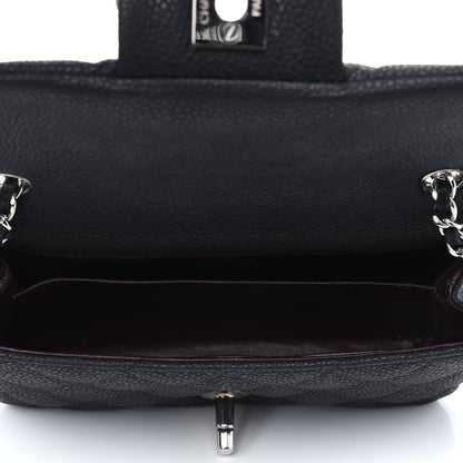 Chanel Iridescent Caviar Quilted Extra Mini Flap Black 5 of 10