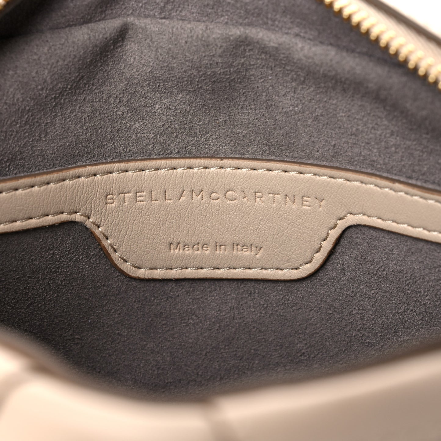 Eco Alter Nappa Star Patch Shoulder Bag Cream