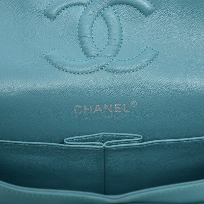 Chanel Lambskin Medium Double Flap Turquoise 6 of 14