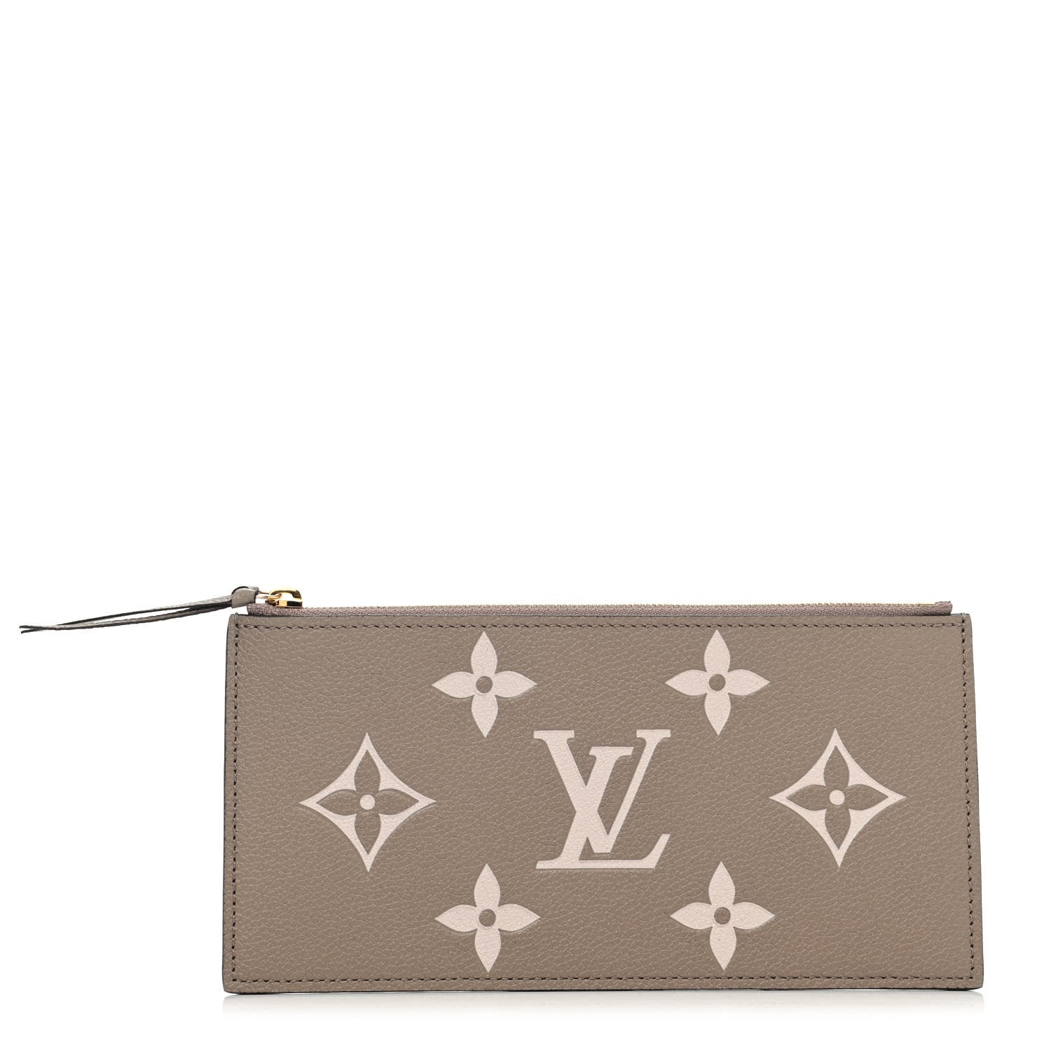 Louis Vuitton Empreinte Monogram Giant Pochette Felicie Zippered Insert Tourterelle Creme 1 of 4