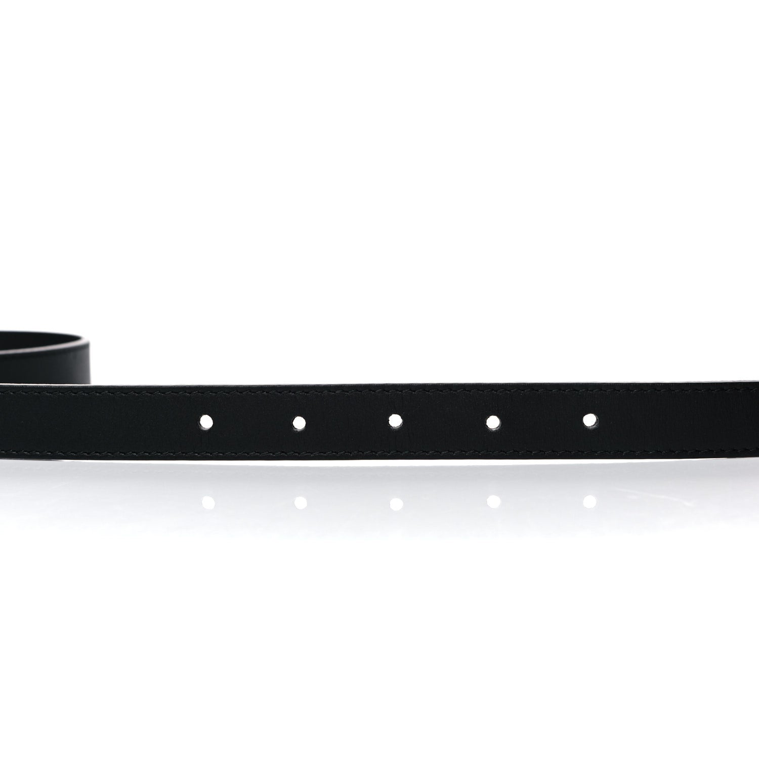 Gucci Calfskin Double G 20mm Belt 80 32 Black 4 of 8