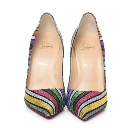 Christian Louboutin Suede Stripyglitter So Kate 120 Pumps 41 Multi 2 of 7