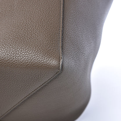 Celine Soft Grained Calfskin Medium Belt Cabas Phantom Taupe 9 of 12