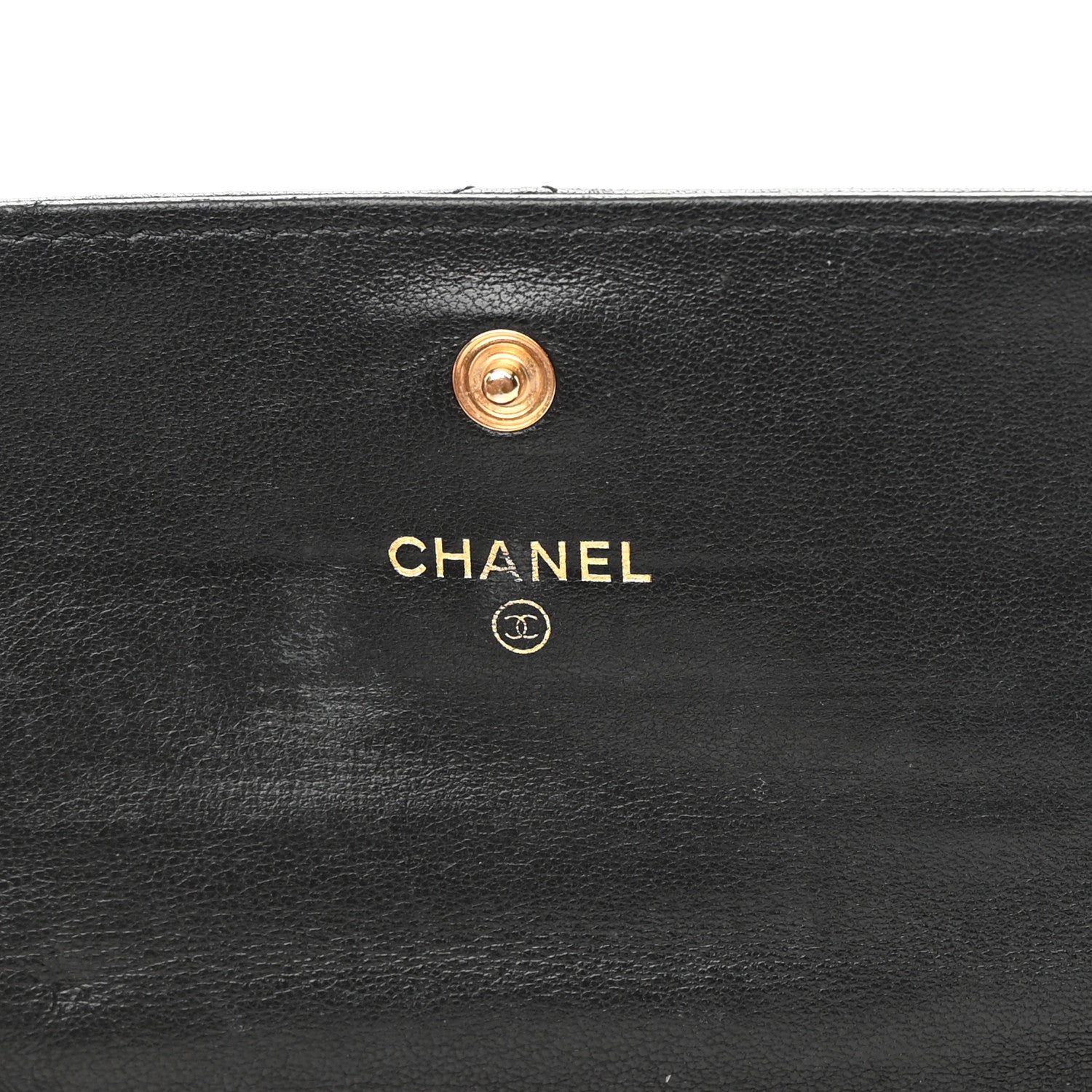Chanel Lambskin Quilted Chanel 19 Flap Wallet Black 6 of 18