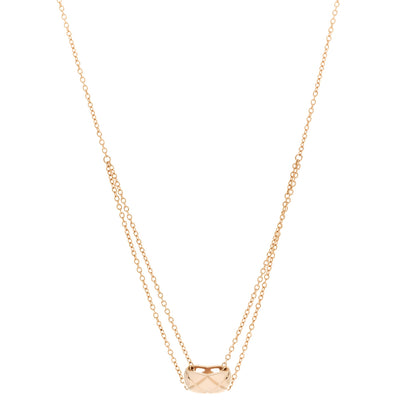 Chanel 18K Beige Gold Coco Crush Pendant Necklace 1 of 6