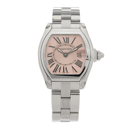 Cartier Stainless Steel 31mm Roadster Quartz Watch Pink 1 of 4