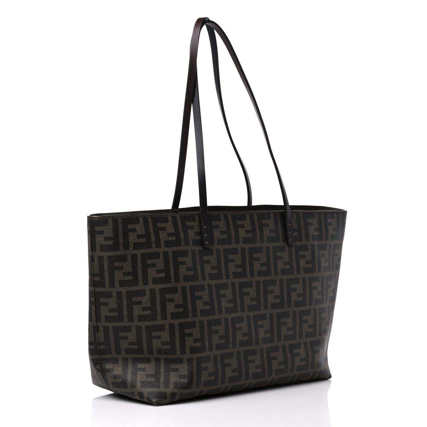 Zucca Spalmati Small Roll Tote Tobacco Moro