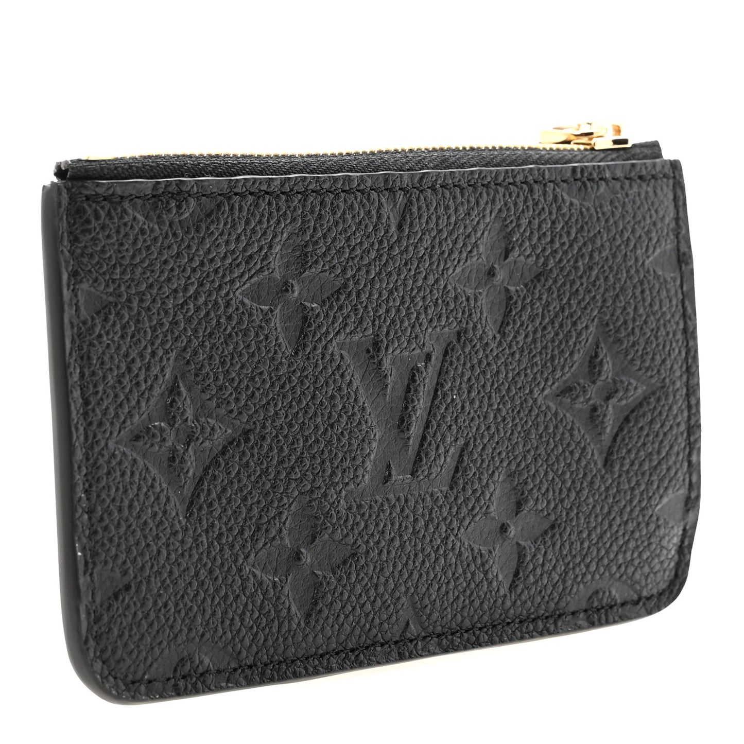 Empreinte Monogram Zipped Romy Card Holder Black