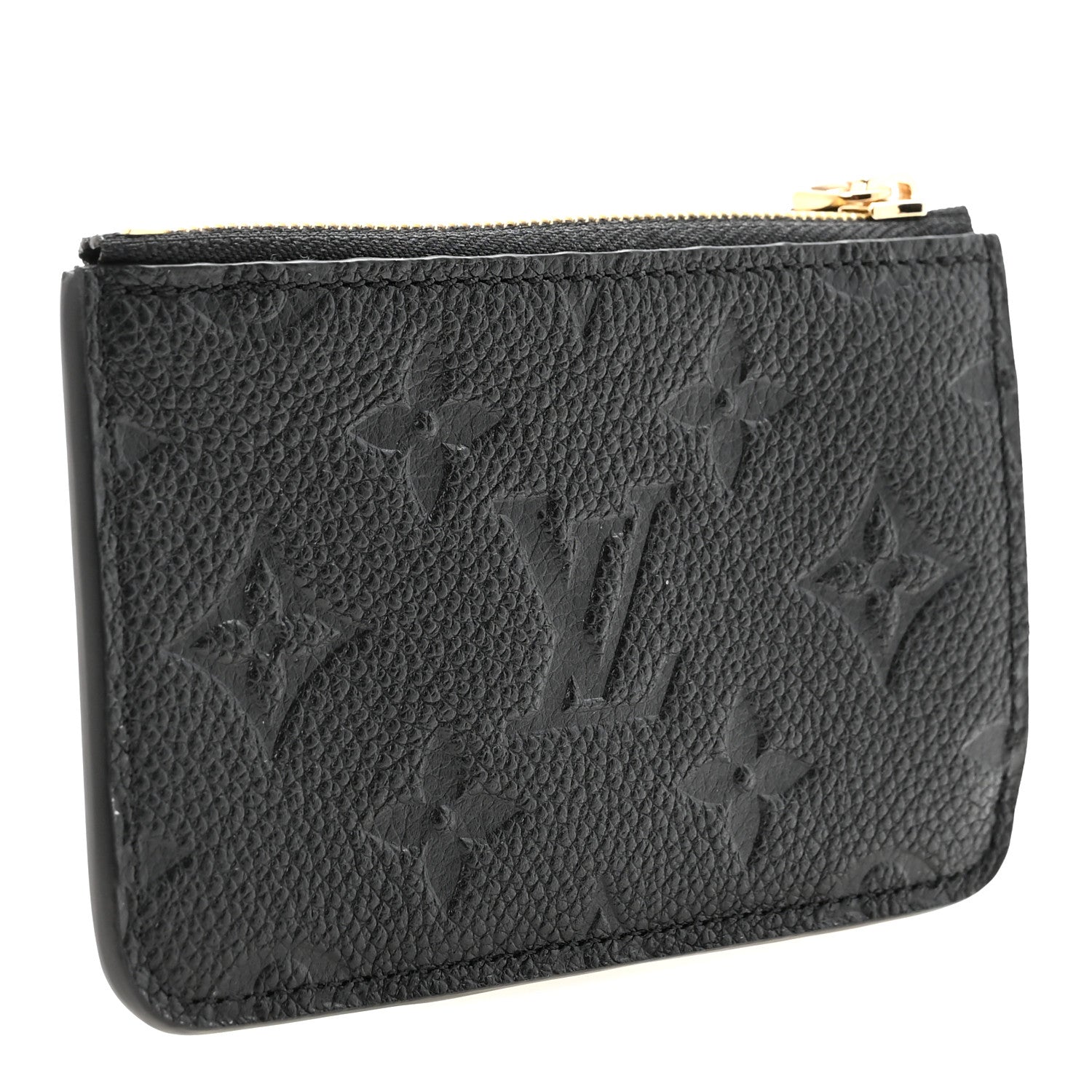 Louis Vuitton Empreinte Monogram Zipped Romy Card Holder Black 3 of 7
