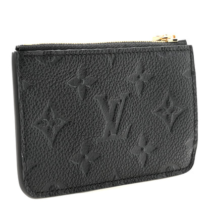 Louis Vuitton Empreinte Monogram Zipped Romy Card Holder Black 3 of 7