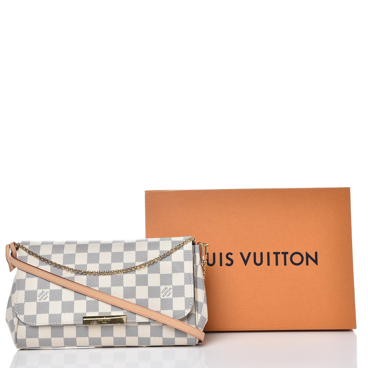 Louis Vuitton Damier Azur Favorite MM 8 of 8