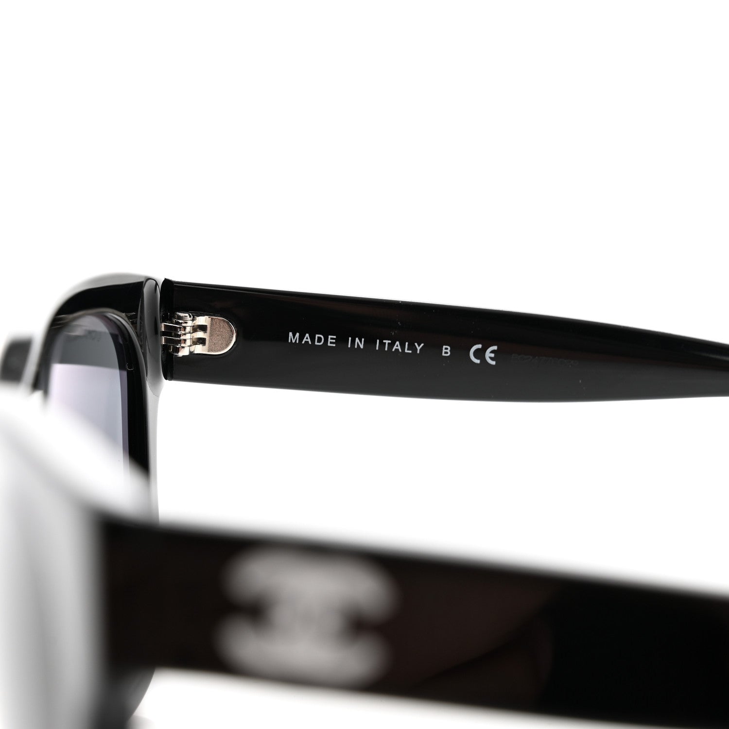Chanel Acetate Square CC Sunglasses 5380-A Black 6 of 8