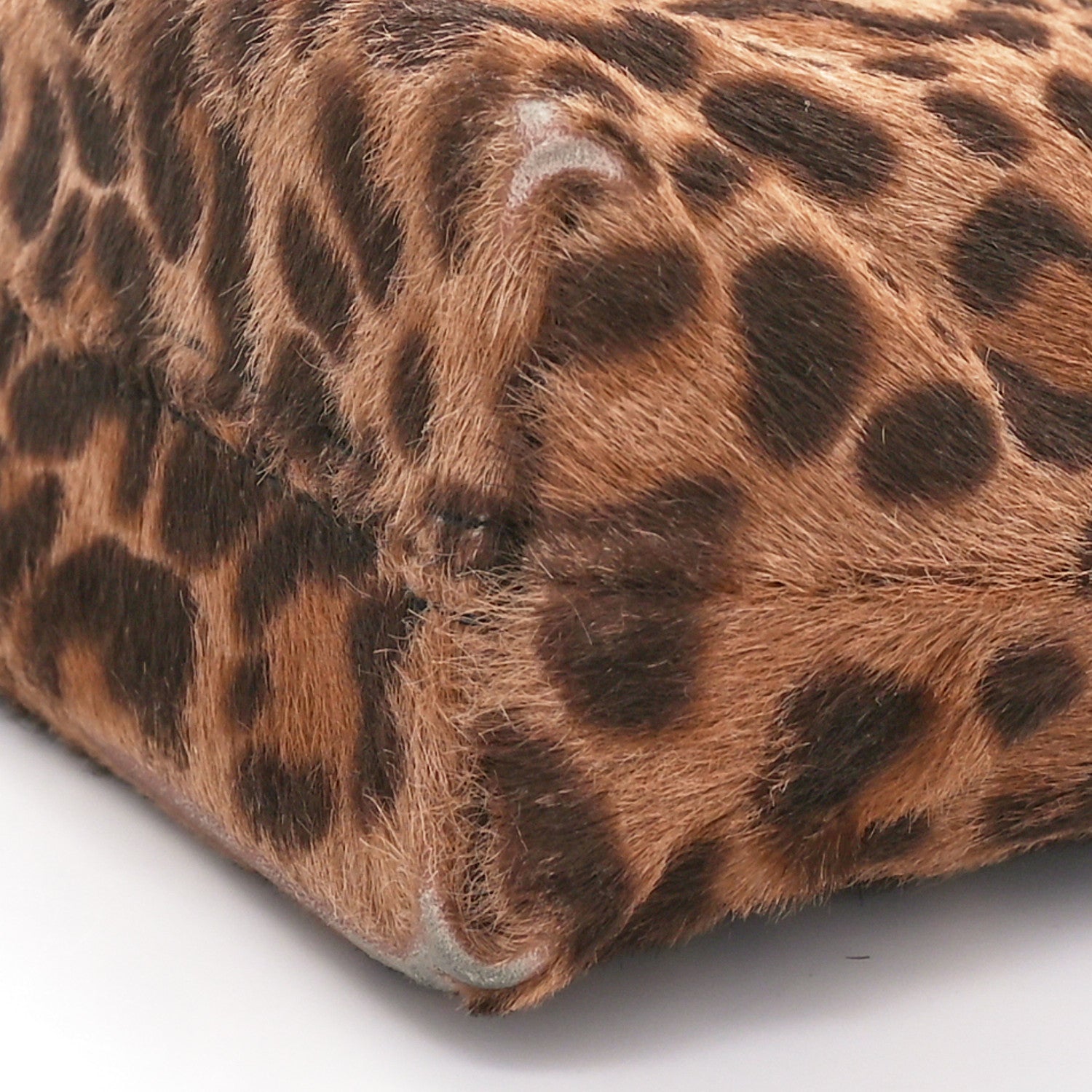 Chrome Hearts Pony Hair Calfskin Leopard Print Hobo Bag Brown 9 of 9
