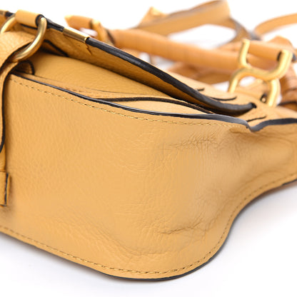 Chloe Calfskin Mini Marcie Satchel Curry Yellow 7 of 7