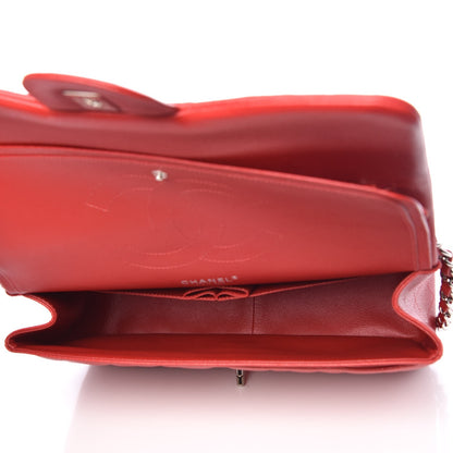 Chanel Caviar Quilted Jumbo Double Flap Red 6 of 10
