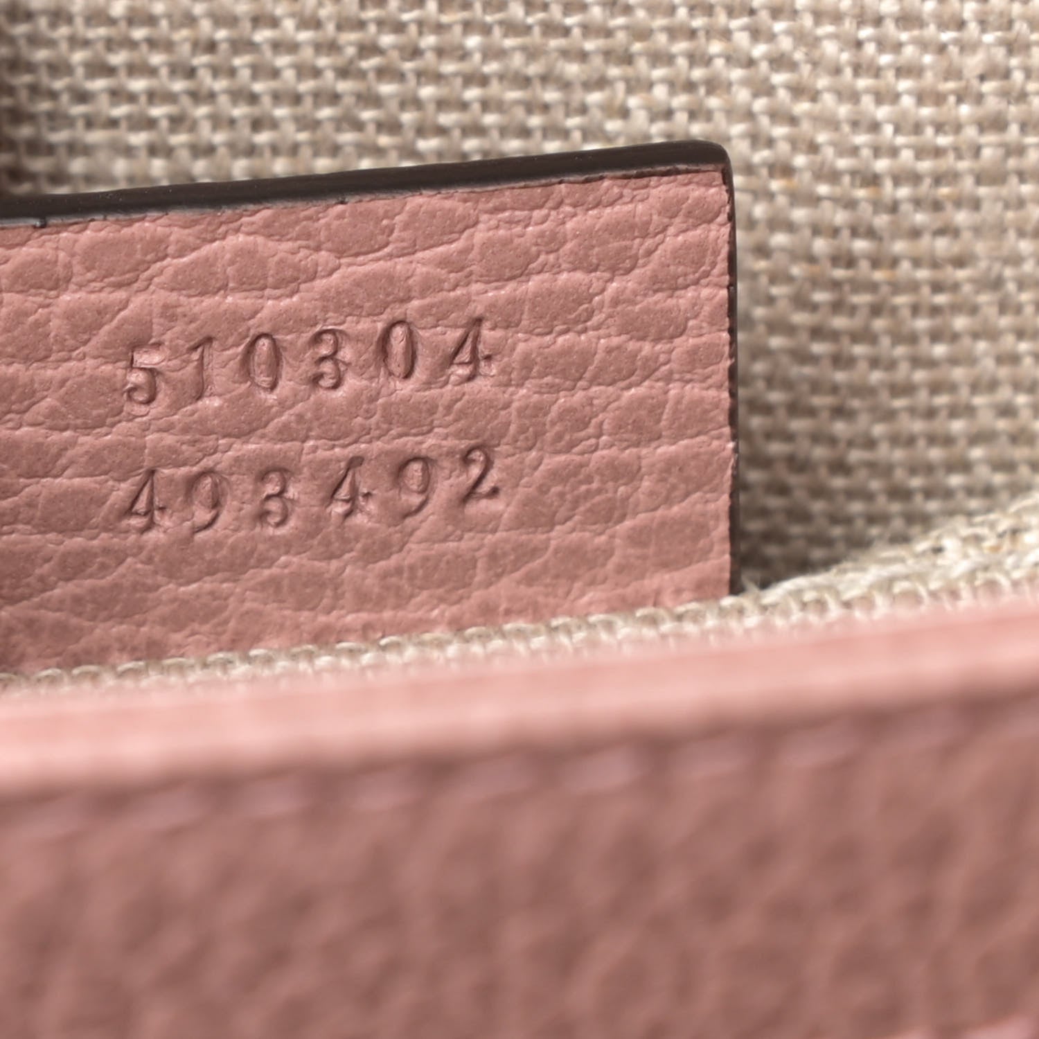 Gucci Dollar Calfskin Small Interlocking G Shoulder Bag Soft Pink 7 of 10