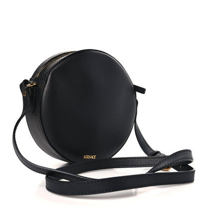 Versace Calfskin La Medusa Round Camera Bag Black 3 of 8