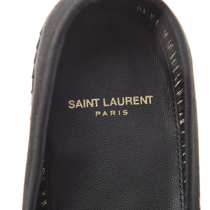 Saint Laurent Canvas Logo Embroidered Espadrilles 41 Black 7 of 10