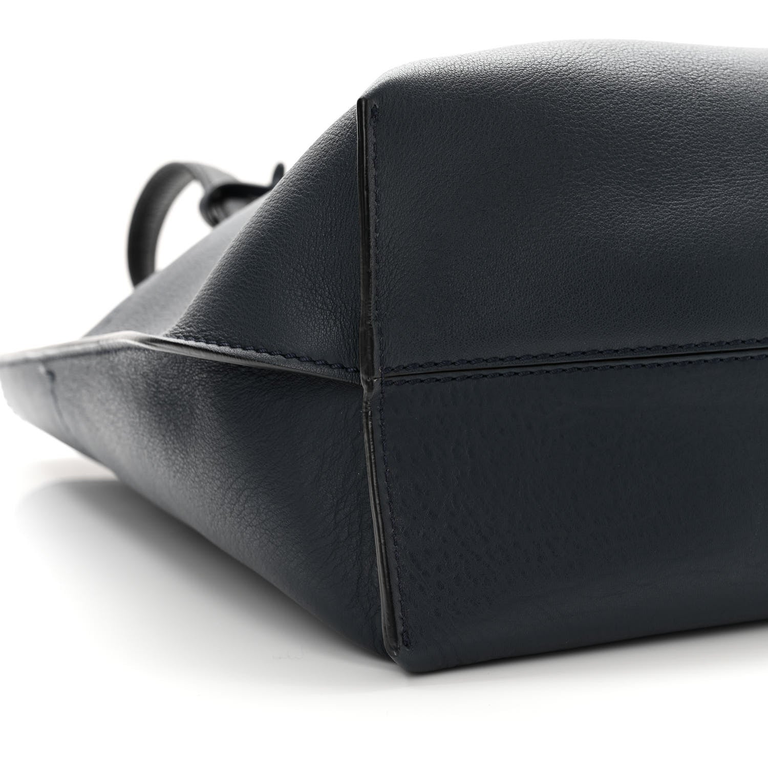 Fendi Vitello All In Shopper Tote Navy Black 8 of 10